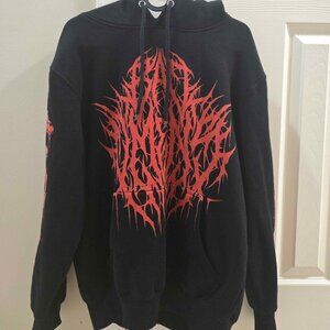 Bad Omens - Death Metal Hoodie (Red Variant) [SIZE M]